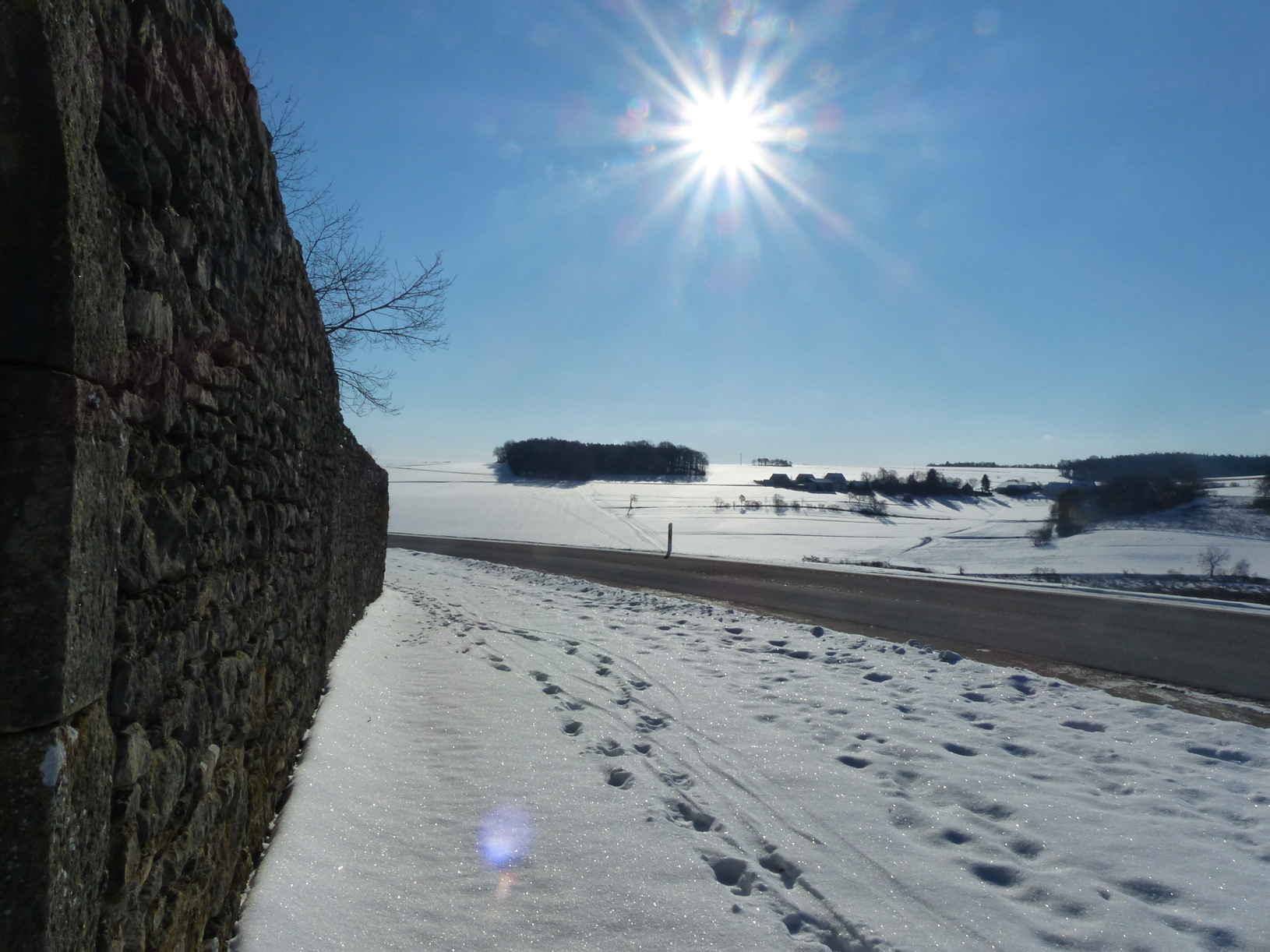Foto zeigt eine Winterlandschaft in Pettendorf (8)